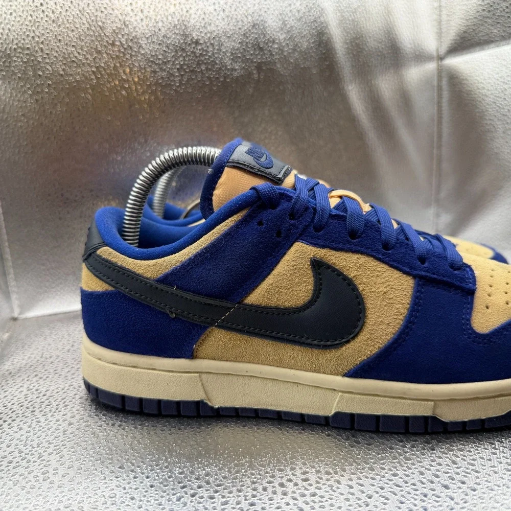 Nike Men’s Low Top Athletic Sneakers in Blue and Tan